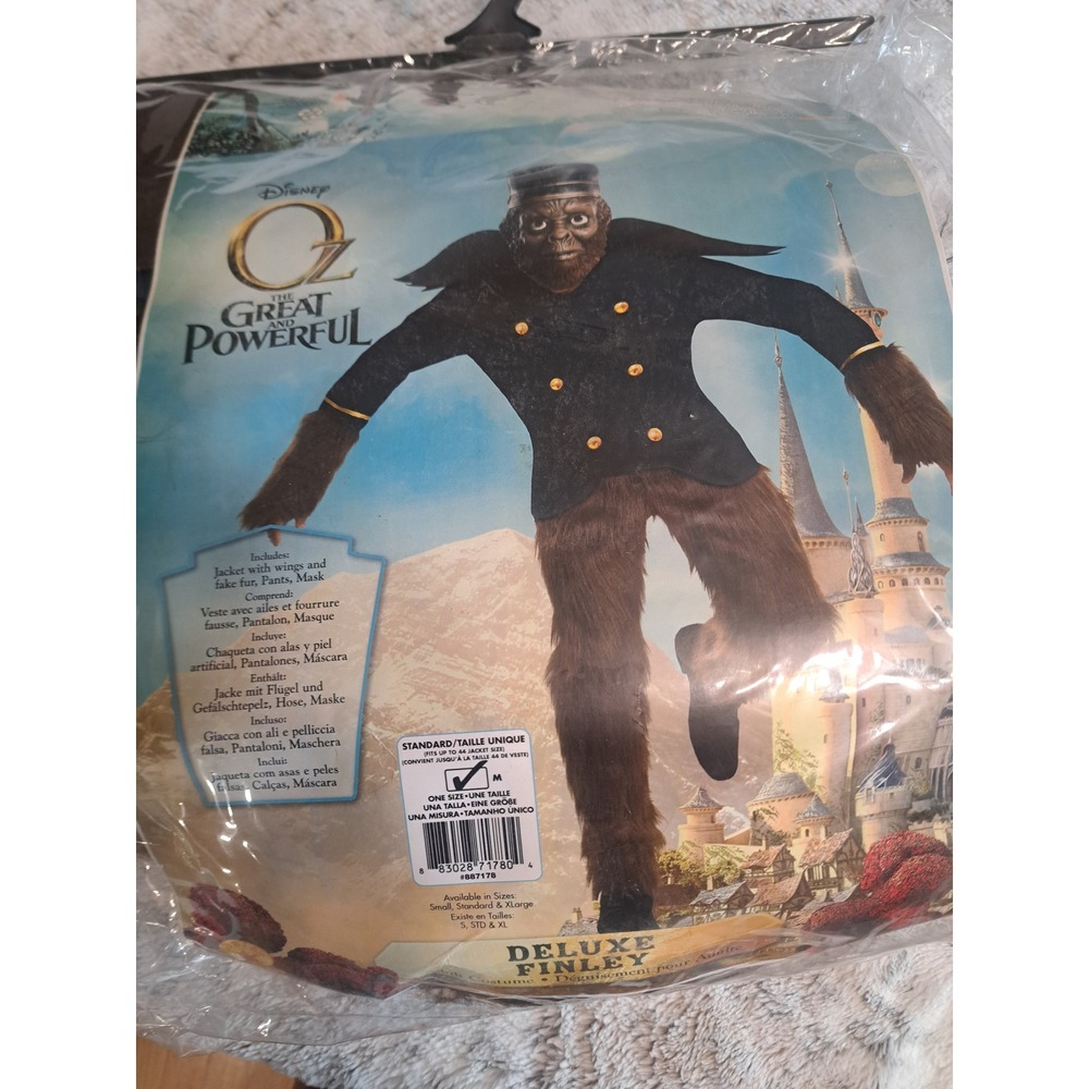 Disney Oz The Great and Powerful Finley Flying Monkey  Costume Adult sz Standard